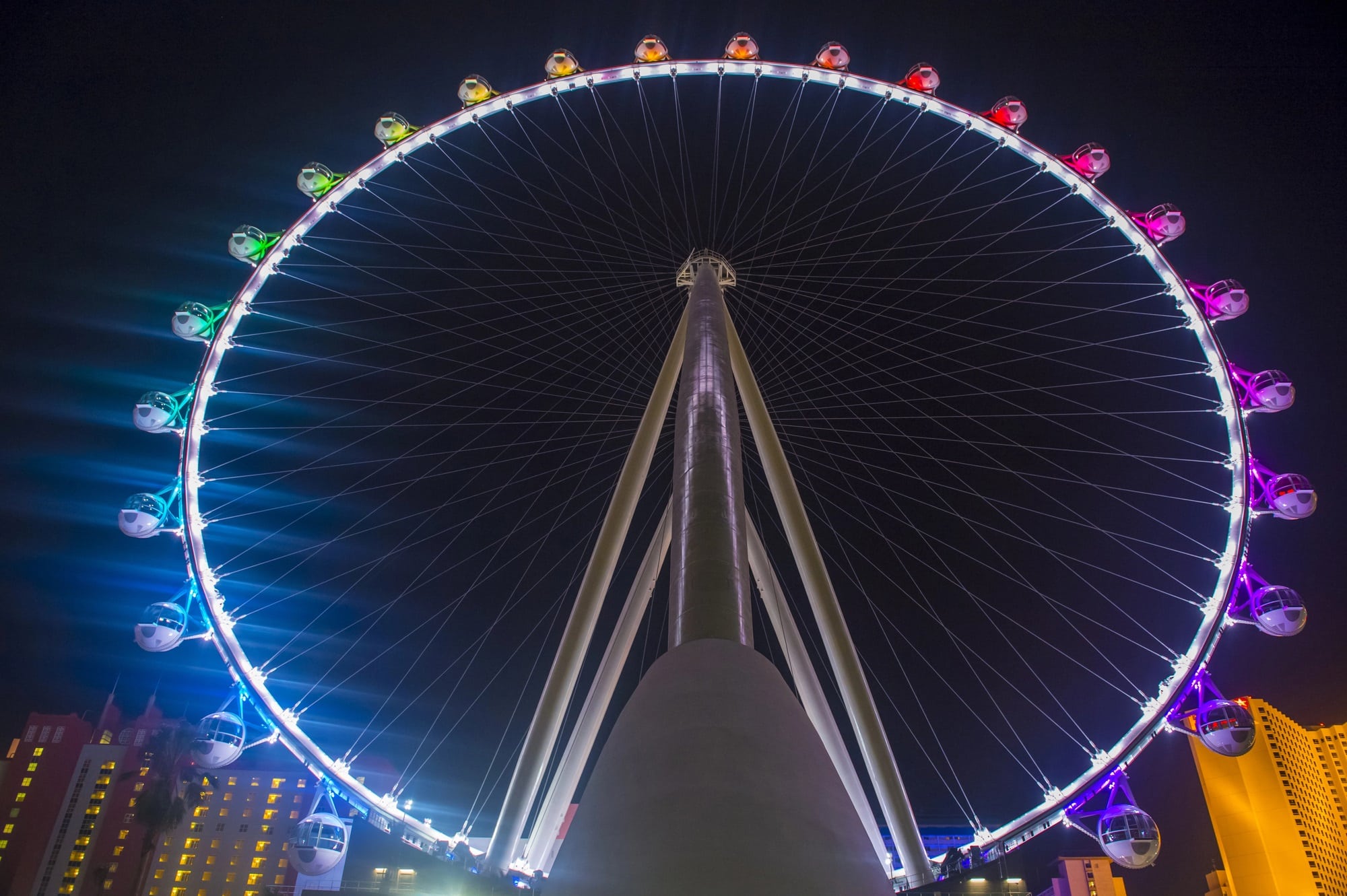 High Roller in Las Vegas lights up for Autism Acceptance Month
