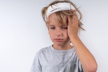 an injured Las Vegas kid with Autism